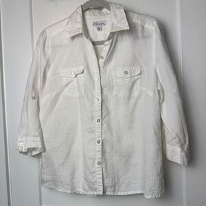 Kim Rogers Linen top